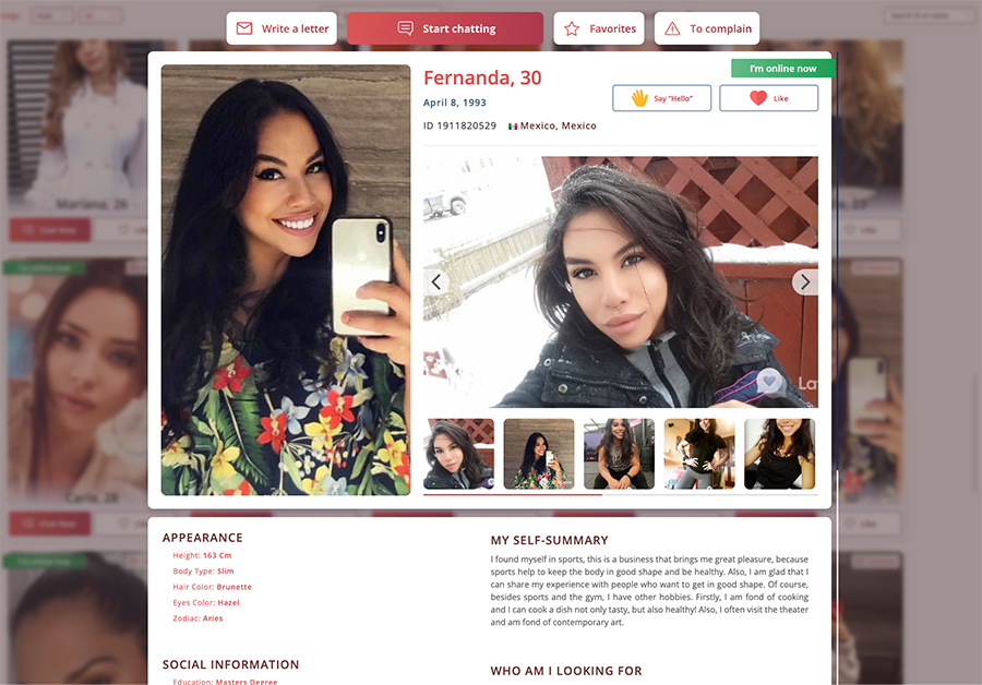 latidate mexican mail order bride