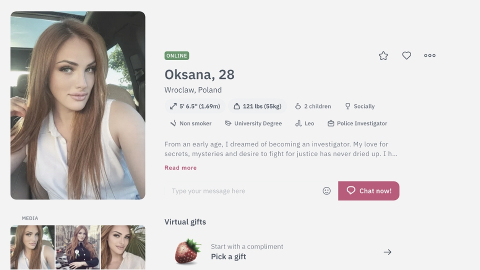 oksana profile